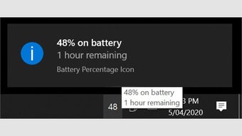 Battery Percentage Icon