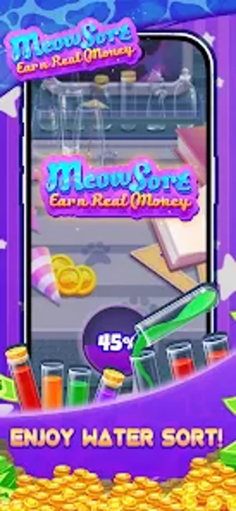 Obraz 0 dla Meow Sort - Earn real mon…