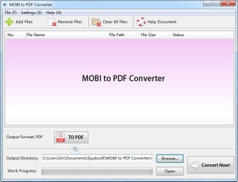 Bild 0 für MOBI to PDF Converter