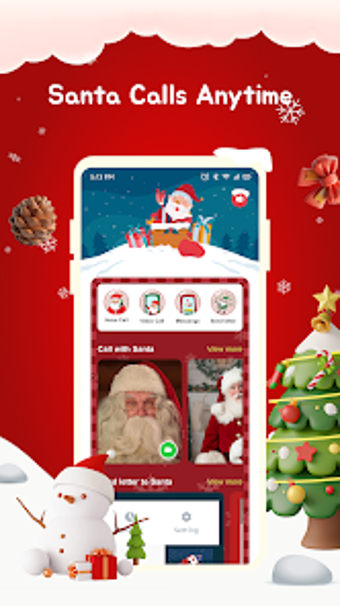 Obraz 0 dla Christmas Santa Call  Mes…