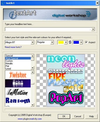Imagen 0 para textArt