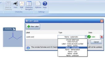 Chemistry Add-in