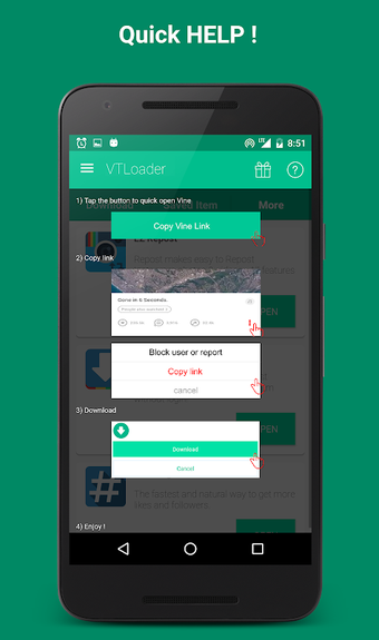 Image 0 pour Downloader for Vine & Twi…