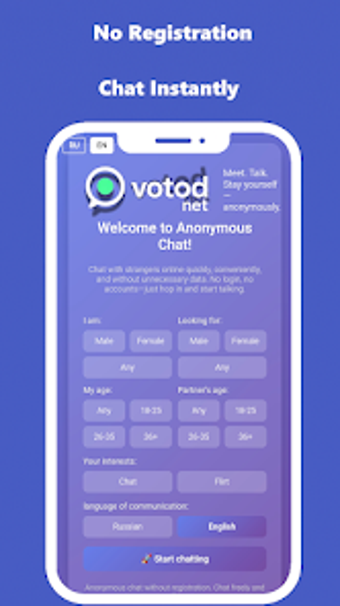 Image 0 for Anonymous chat votod.net