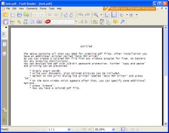 Image 1 for Doro PDF Writer