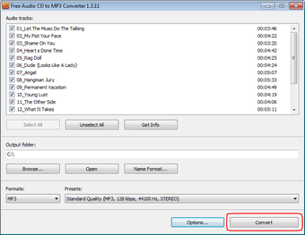 Imagen 0 para Free Audio CD To MP3 Conv…
