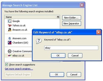 Image 0 for Organize Search Engines