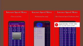 Internet Speed Meter ( Data Traffic Monitoring )