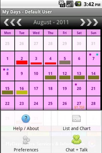 My Days - Ovulation Calendar  Period Tracker