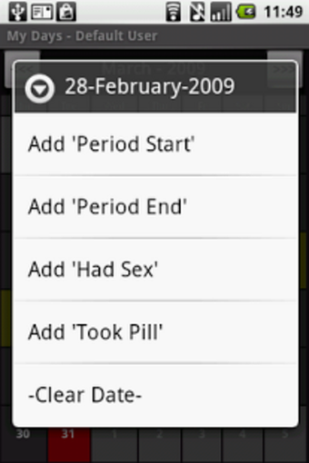 Bild 8 für My Days - Ovulation Calen…