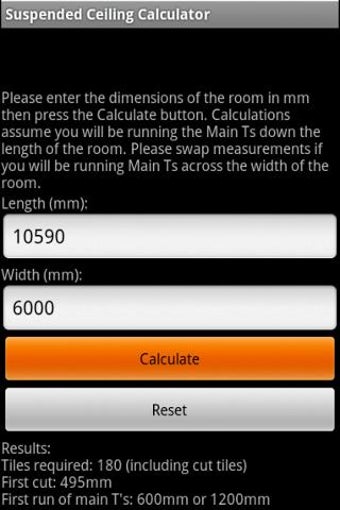 Imagen 0 para Suspended Ceiling Calc Li…