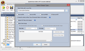 Image 0 pour SysInfoTools OLM to PST C…