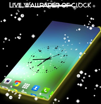 Bild 0 für Clock Live Wallpaper 3D H…