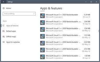 Microsoft Visual C++ 2015 Redistributable