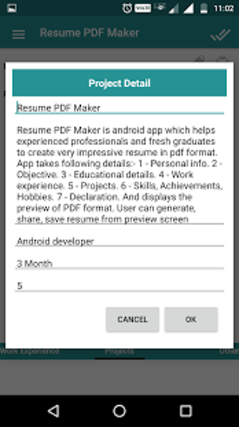 Resume PDF Maker  CV Builder