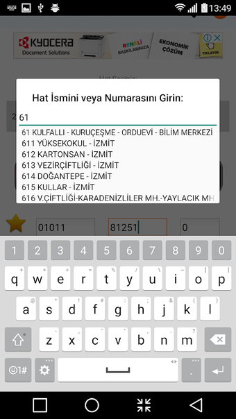 Bild 0 für Kocaeli Kent Kart Otobüs …