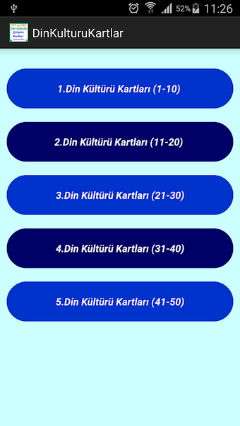 Image 0 for Din Kültürü Çalışma Kartl…