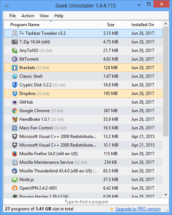 Image 1 for Geek Uninstaller