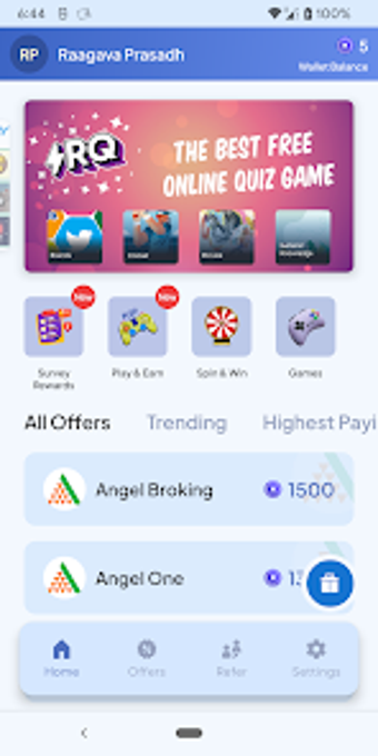 Bild 0 für Money Earning App- MoneyH…