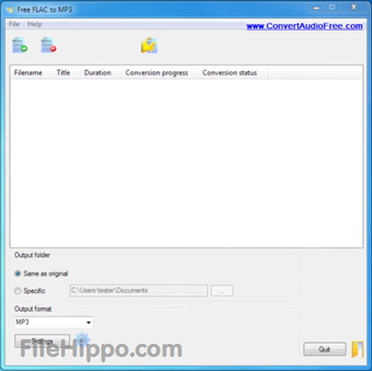 convert flac to mp3 windows