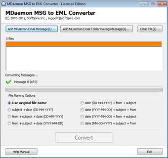 Obraz 0 dla MDaemon MSG to EML Conver…