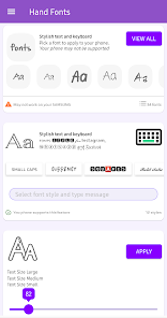 Hand fonts for FlipFont的第0张图片