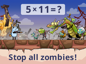 Bild 0 für Math games: Zombie Invasi…
