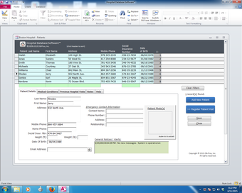 Hospital Database Software