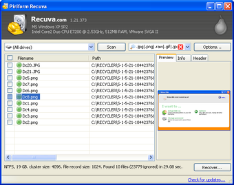 Image 7 pour Recuva Portable