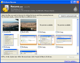Recuva Portableの画像6