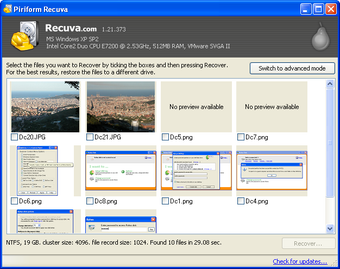 Image 1 pour Recuva Portable