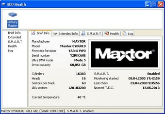 Image 0 for HDD Health