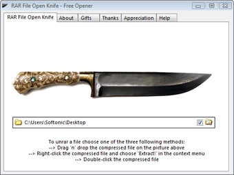 Obraz 0 dla RAR File Open Knife