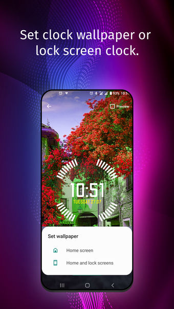 Image 0 pour Digital Clock Live Wallpa…