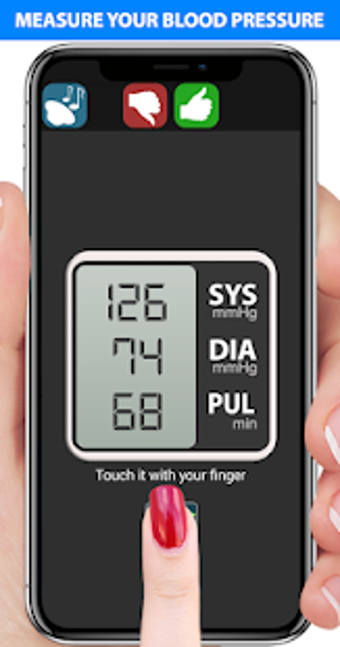 Blood Pressure Fingerprint Scanner