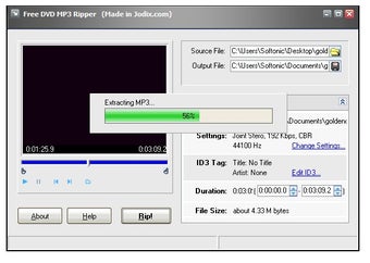 Image 2 for Free DVD MP3 Ripper