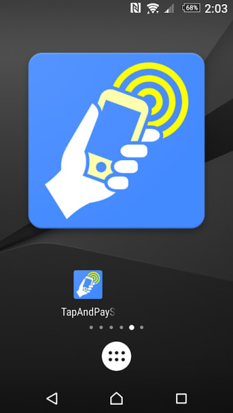 Tap and Pay shortcut