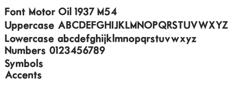Obraz 0 dla Motor Oil 1937 M54