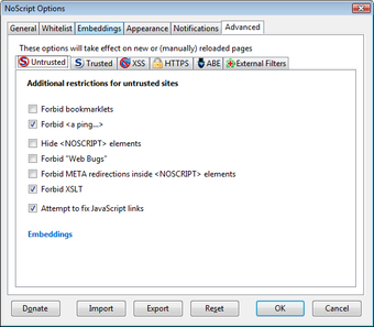 Immagine 5 per NoScript