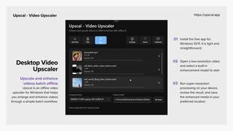 Immagine 0 per Upscal - Video Upscaler