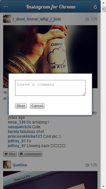 Obraz 0 dla Instagram for Chrome