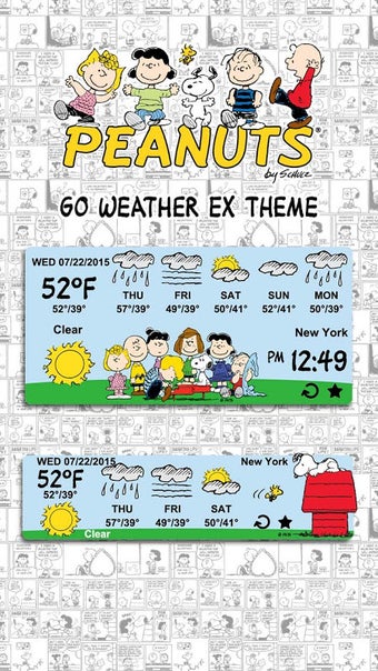 Peanuts Weather Widget Th…的第0张图片