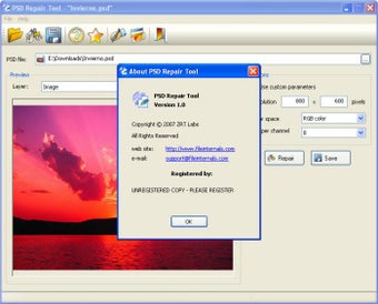 Image 2 for PSD Repair Tool