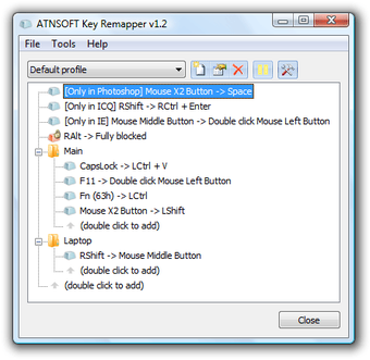 Key Remapper UI shots 3