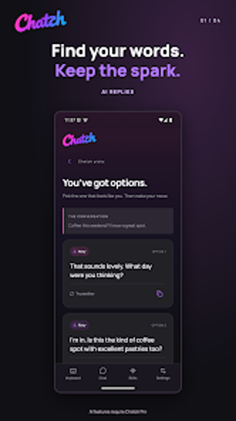 Bild 0 für Chatch: AI Reply Keyboard