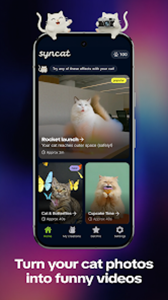 Immagine 0 per Syncat: Cat Photo Animato…