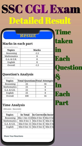 Bild 0 für SSC CGL Exam Mock Tests