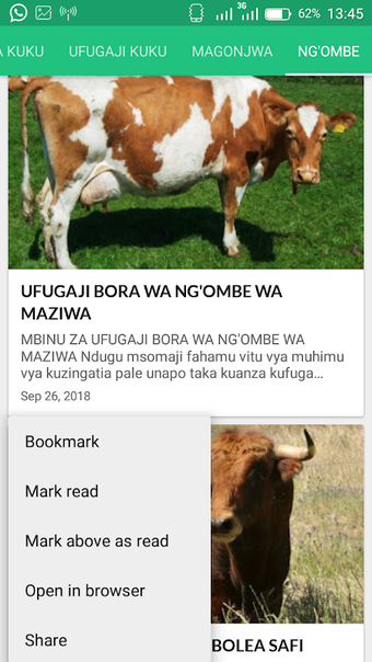 Immagine 0 per Ufugaji Bora - Mafunzo ya…