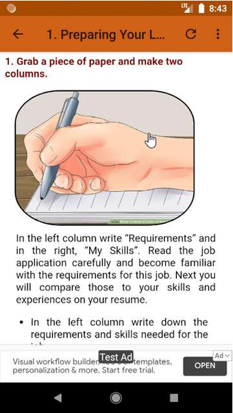 Image 0 for write a letter of applica…