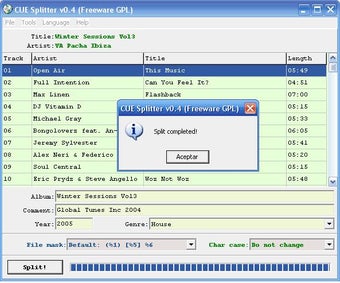Imagen 0 para CUE Splitter
